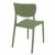 Lucy Outdoor Dining Chair Olive Green ISP129-OLG #2