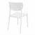 Lucy Outdoor Dining Chair White ISP129-WHI #2