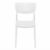 Lucy Outdoor Dining Chair White ISP129-WHI #3