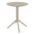 Lucy Round Bistro Set 3 Piece with 24" Table Top Taupe ISP1294S-DVR #3