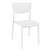 Lucy Round Bistro Set 3 Piece with 24" Table Top White ISP1294S-WHI #2