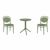 Marcel Bistro Set with Sky 24" Round Folding Table Olive Green S257121-OLG #2