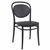 Marcel Dining Set with Sky 27" Square Table Black S257108-BLA #3