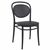 Marcel Dining Set with Sky 31" Square Table Black S257106-BLA #2