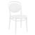 Marcel Dining Set with Sky 31" Square Table White S257106-WHI #2