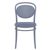 Marcel Resin Outdoor Chair Dark Gray ISP257-DGR #3