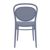 Marcel Resin Outdoor Chair Dark Gray ISP257-DGR #5
