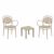 Marcel XL Conversation Set with Ocean Side Table Taupe S258066