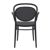 Marcel XL Resin Outdoor Arm Chair Black ISP258-BLA #5