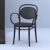 Marcel XL Resin Outdoor Arm Chair Black ISP258-BLA #7