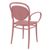 Marcel XL Resin Outdoor Arm Chair Marsala ISP258-MSL #4