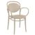 Marcel XL Resin Outdoor Arm Chair Taupe ISP258