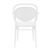 Marcel XL Resin Outdoor Arm Chair White ISP258-WHI #5