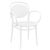 Marcel XL Resin Outdoor Arm Chair White ISP258