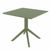 Marie Dining Set with Sky 31" Square Table Olive Green S251106-OLG #3