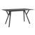 Max Rectangle Table 55 inch Black ISP746