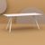 Max Rectangle Table 71 inch White ISP748-WHI #4
