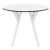 Max Round Table 35 inch White ISP744-WHI #3