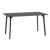 Maya Rectangle Outdoor Dining Table 55 inch Black ISP690