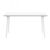 Maya Rectangle Outdoor Dining Table 55 inch White ISP690-WHI #2