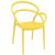 Mila Conversation Set with Sky 24" Side Table Yellow S085109-YEL #2
