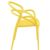 Mila Outdoor Dining Arm Chair Yellow ISP085-YEL #4