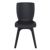 Mio PP Dining Chair with Black Legs and Black Seat ISP094-BLA-BLA #3