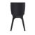 Mio PP Dining Chair with Black Legs and Black Seat ISP094-BLA-BLA #4