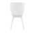 Mio PP Dining Chair with White Legs and White Seat ISP094-WHI-WHI #4