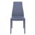 Miranda Modern High-Back Dining Chair Dark Gray ISP039-DGR #3