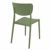 Monna Outdoor Dining Chair Olive Green ISP127-OLG #2