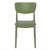 Monna Outdoor Dining Chair Olive Green ISP127-OLG #3