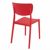 Monna Outdoor Dining Chair Red ISP127-RED #2