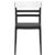 Moon Dining Chair Black with Transparent Clear ISP090-BLA-TCL #4