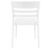 Moon Dining Chair White with Glossy White Back ISP090-WHI-GWHI #4
