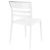 Moon Dining Chair White with Transparent Clear ISP090-WHI-TCL #2