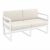 Mykonos 4 Person Lounge Set White with Natural Cushion ISP132-WHI-CNA #3