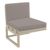 Mykonos Extension Taupe with Taupe Cushion ISP136