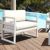 Mykonos Patio Club Chair White with Natural Cushion ISP131-WHI-CNA #5