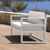 Mykonos Patio Club Chair White with Natural Cushion ISP131-WHI-CNA #7