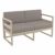 Mykonos Patio Loveseat Taupe with Taupe Cushion ISP1312
