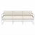 Mykonos Patio Sofa White with Natural Cushion ISP1313-WHI-CNA #3
