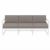 Mykonos Patio Sofa White with Taupe Cushion ISP1313-WHI-CTA #5