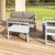 Mykonos Square Outdoor Coffee Table Silver Gray ISP137-SIL #5