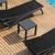 Ocean Square Resin Outdoor Side Table Dark Gray ISP066-DGR #7