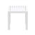 Ocean Square Resin Outdoor Side Table White ISP066-WHI #2