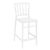 Opera Polycarbonate Counter Stool Glossy White ISP074