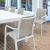 Pacific 11 Piece Dining Set with Extension Table and Sling Arm Chairs White - Taupe ISP0232S-WHI-DVR #2