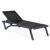 Pacific 3-pc Stacking Chaise Lounge Set Dark Gray - Black ISP0893S-DGR-BLA #2
