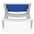 Pacific 3-pc Stacking Chaise Lounge Set White - Blue ISP0893S-WHI-BLU #7